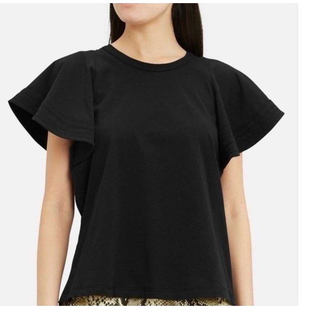 ALC Lila Flutter Sleeve Top Medium